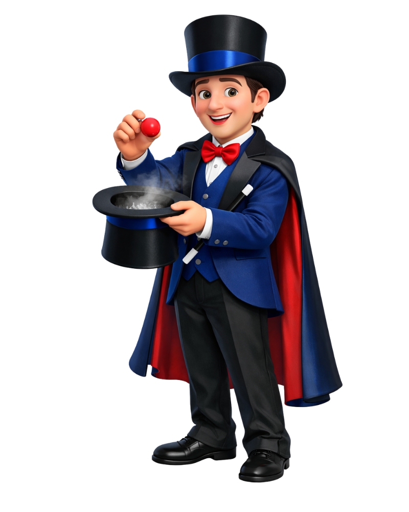 Jérémy Boudart — spectacle de magie pour enfants en Belgique